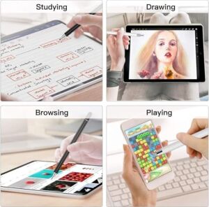 Bolivia's Ipad Için Stylus Kalem, Ios ve Android Cihazlar, Dizüstü Bilgisayar, Telefonlar ve Tabletler Için Uyumlu 2 Adet Evrensel Stylus Kalem, Çizim ve El Yazısı Için Stylus Kalem