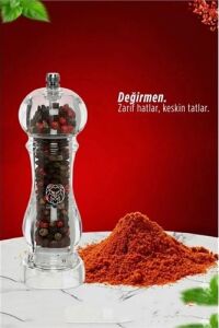 Alistair Serisi Kristal Akrilik Seramik Dişli Ayarlanabilir Lüks Baharat Öğütücü 16 cm 722917
