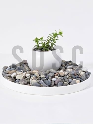 Doğal Nazilli Dere Çakıl Taşı, Tamburlanmış Dekoratif Taş, 1-2 Cm, 1 Kg, Saksı Dibi, Akvaryum ve Bahçe Düzenleme Için