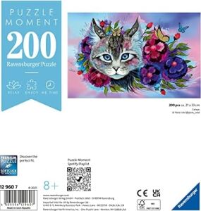 129607 200 Parçalı Puzzle Kedi
