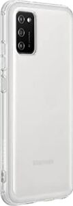 Galaxy A02 Soft Clear Cover Yumuşak Şeffaf Kılıf, EF-QA025T