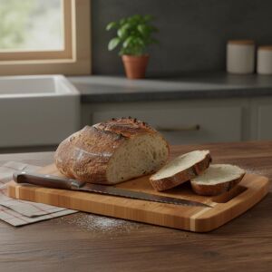 Bambu Kesme Tahtası Antibakteriel Yıkanabilir Doğrama Tahtası Dikdörtgen 34X24CM | Antibakteriyel ve Yıkanabilir Bambu Kesme Tahtası - Hijyenik ve Dayanıklı Doğrama Işleriniz Için Ideal