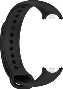 Xiaomi ile Uyumlu Mi Band 8 Mi Band 9 Mi Band 10 Uyumlu 3'lü Paket Silikon Kordon Seti Bileklik Metal Pimli