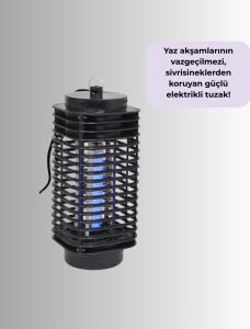 Elektrikli Uv Işıklı Sivrisinek ve Böcek Öldürücü – Sessiz ve Güvenli Tuzak