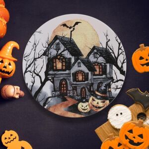 Halloween Blue Servis Tabağı 26 cm 19952