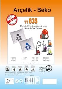 Elektrikli Süpürge Sentetik Toz Torbası - 20 Adet - Mavi Plastik - Arçelik - Beko - Modelleri Ile Uyumlu Ürünler Açıklamada