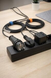1 Adet Orel Kauçuk Erkek Fiş 1X16A 220V