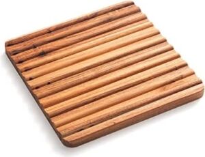 Trivet, 2'li Set Akasya Ahşap Bulaşıklık