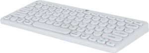 Blueforce BT-K95 2,4ghz Wireless + Bluetooth Kablosuz Klavye Gümüş Çift Modlu