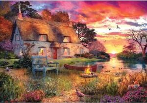 Puzzle - Yaz Akşamı / 260 Parça Puzzle, #3337, Çok Renkli