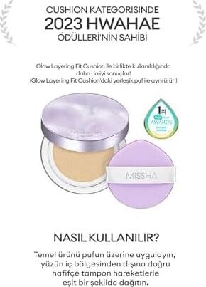 Yüksek Kapatıcılık Sağlayan Yumuşak Makyaj Süngeri (5 Adet) Glow Layering Fit Puff