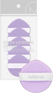 Yüksek Kapatıcılık Sağlayan Yumuşak Makyaj Süngeri (5 Adet) Glow Layering Fit Puff