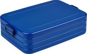 - Yemek Kutusu A Break Large – Bölmeli Beslenme Kutusu – 8 Tereyağı Ekmeği Için Uygundur – 1500 ml – Canlı Mavi