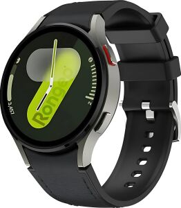 ile Uyumlu Deri Görünümlü Hibrit 20MM Silikon Kordon Galaxy Watch 7/6/5/4 Serisi Için Galaxy Watch 7 Kordon (40MM/44MM) Watch 6/4 Classic (47/43/42MM) Watch 5 Pro Uyumlu