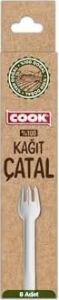 Kağıt Çatal, 8 Adet, Tek Kullanımlık