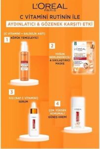 Revitalift Clinical Anında Aydınlatıcı C Vitamini Serum Etkili Maske