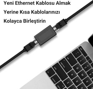 RJ45 Cat6 Cat7 Cat8 Ethernet Kablo Uzatma Aparatı