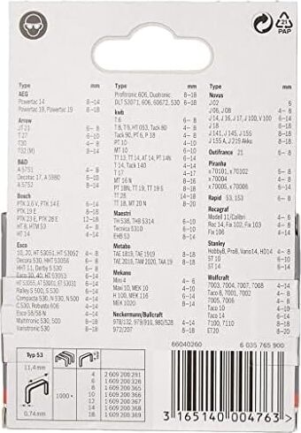 Professional Accessories Zımba Teli, Gri, 1000 Adet