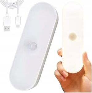 Neo Vista USB Şarjlı LED Işık, Hareket Sensörlü, Beyaz Işık, Oda, Mutfak, Salon ve Merdiven Için Taşınabilir Lamba