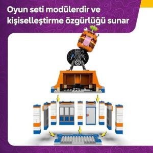 Fortnite Durrr Burger Restoranı 77076-10 Yaş Üzeri Çocuklar Için Bronz Bombacı, Burger Bey, Ruh Emici ve Iskelet Minifigürleri Içeren Video Oyunu Temalı Yaratıcı Oyuncak Yapım Seti (546 Parça)