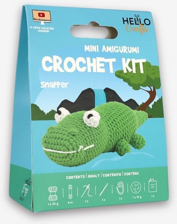 Mini Amigurumi Crochet Kit Snapper