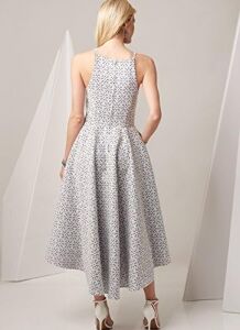 Vogue Patterns Kesim Örneği Elbise, Çok Renkli, Beden 6 – 14