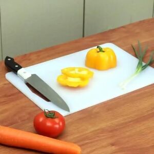 Kesim Panosu, Kesim Tahtası, Saplı ve Düz Seçenek, Beyaz (Küçük)