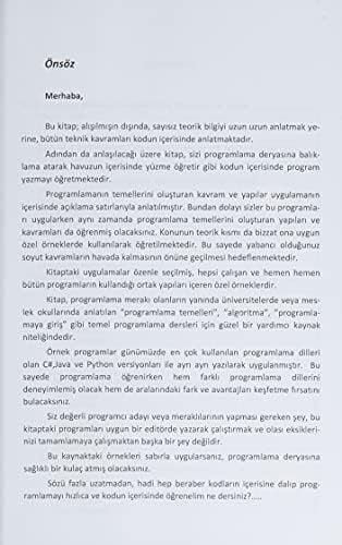 C# Java ve Python ile Programlamaya Dalış: Uygula-Öğren-Geliştir