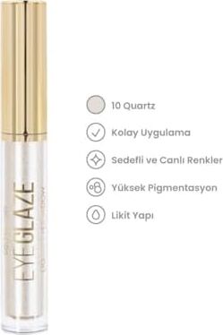 Eye Glaze Eyeshadow No: 10 Quartz - Mat Likit Far