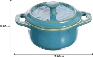 , Mini Cocotte Set, 4'lü, Yuvarlak, Ceramic By