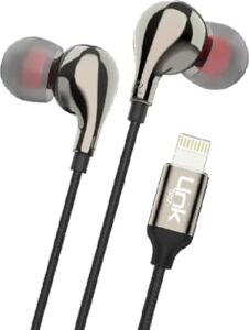 E82 Lightning Stereo Kulak Içi Kablolu Kulaklık Siyah