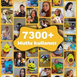 The Gookie Örgü Seti, Turuncu Tilki Amigurumi, Başlangıç Seviyesi Tığ Işi Kiti, Öğretici Video ve Malzemeler Dahil