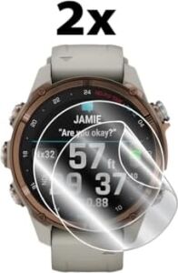 Garmin Descent™ Mk3 - MK3I Için (Kasa Boyutu: 43 Mm) Hidrojel Ekran Koruyucu (2 Adet) Görünmez Hd Şeffaf Film Çizilmez Koruma-Pürüzsüz/kendi Kendini Iyileştirme/kabarcık Mk3 43 Için