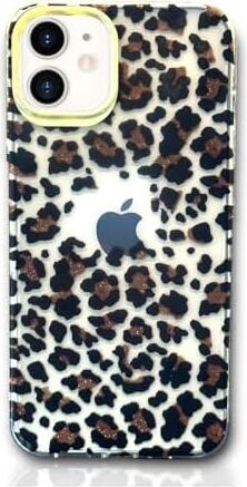 iPhone 11 Uyumlu Renkli Leopar Desenli Kılıf