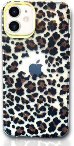iPhone 11 Uyumlu Renkli Leopar Desenli Kılıf
