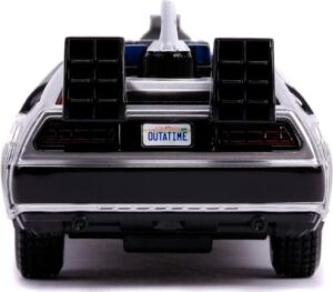 Jada, 253252003, Geleceğe Dönüş 2 Zaman Makinası Oyuncak Araba , Ayrıntılı Iç Mekan, 1:32 Ölçek, Açılabilir Kapılar, , Back To The Future 2 Time Machine Car