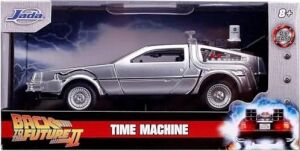 Jada, 253252003, Geleceğe Dönüş 2 Zaman Makinası Oyuncak Araba , Ayrıntılı Iç Mekan, 1:32 Ölçek, Açılabilir Kapılar, , Back To The Future 2 Time Machine Car
