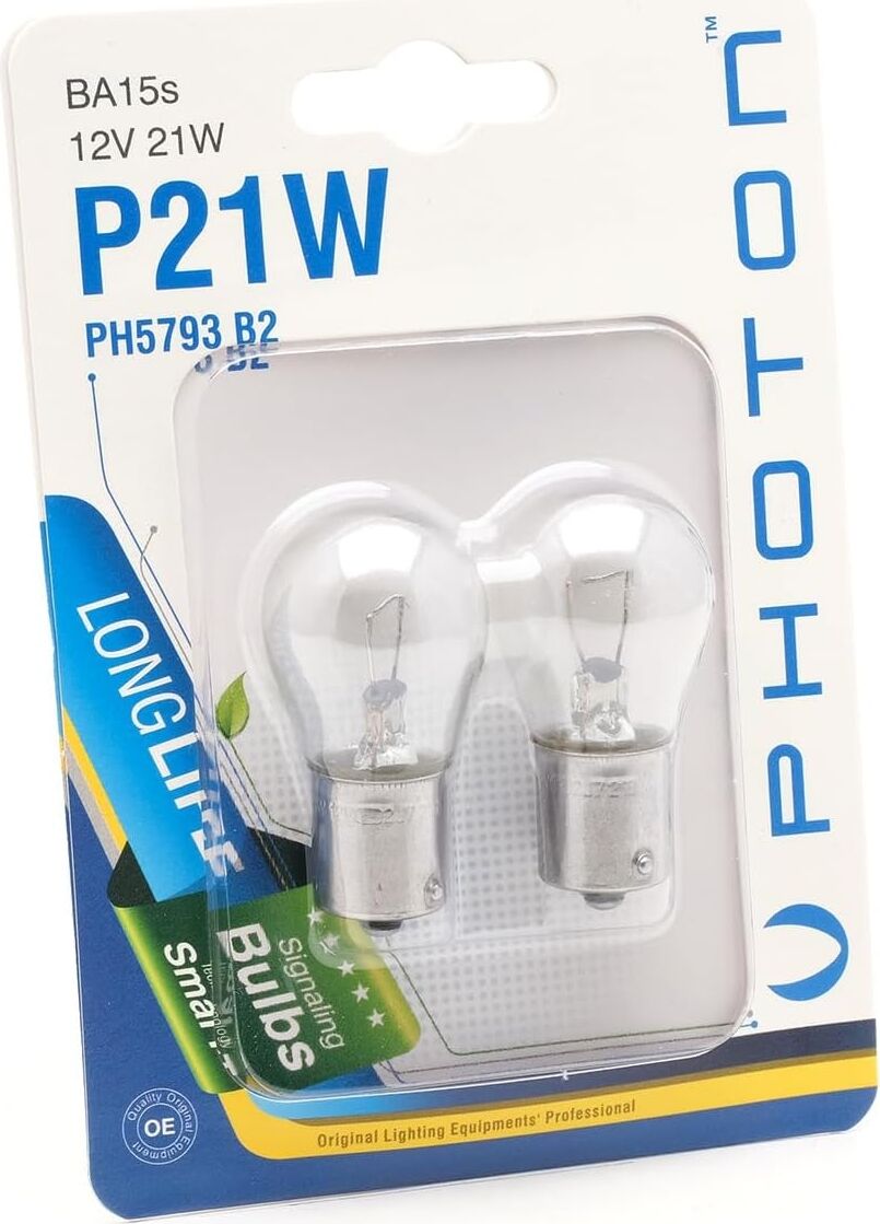 Ampul P21W 12V 2'li Blister Minyatür Pht PH5793 B2