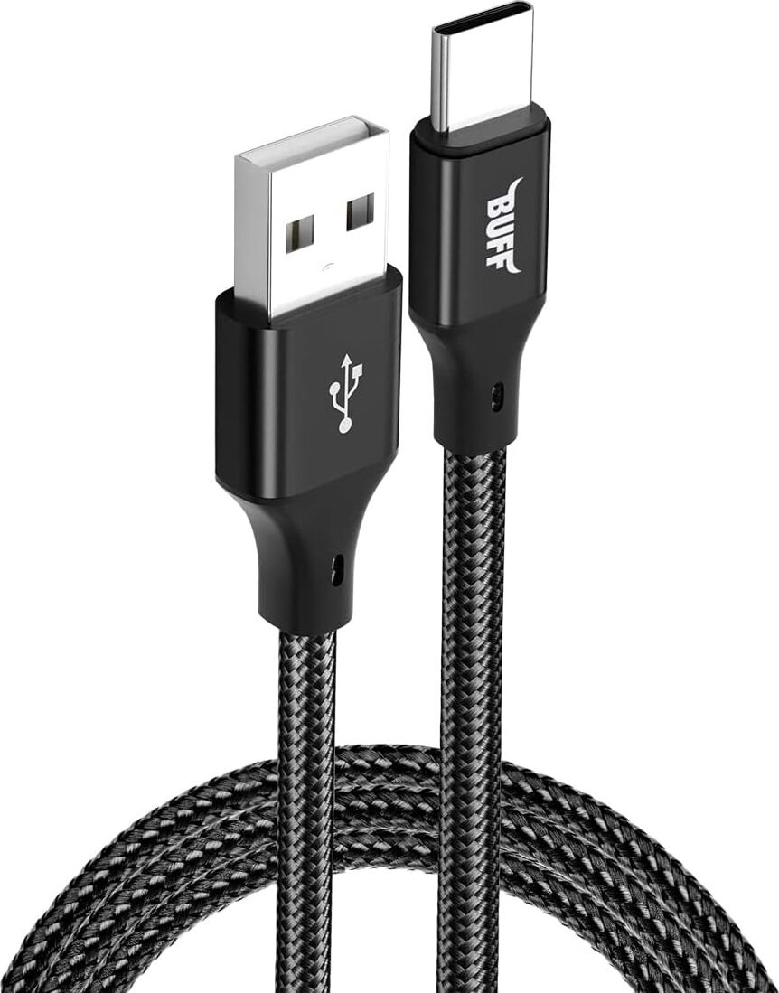 BL71 USB To Type-C 2.4A 1.2m Örgülü Data ve Şarj Kablosu (Siyah)