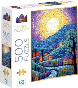 Mozaik 500 Parça 2,2mm Kalınlık 33X48CM Profesyonel Hobi Puzzle Yapboz Serisi