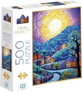 Mozaik 500 Parça 2,2mm Kalınlık 33X48CM Profesyonel Hobi Puzzle Yapboz Serisi