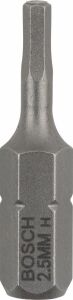 Professional Altıgen Vidalar Için Ekstra Sert Uç (Hex2,5; Uzunluk: 25 Mm, 3 Adet)