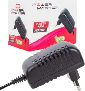 PM-4531 12 Volt - 2 Amper Plastik Kasa Priz Tipi Adaptör 5.5 * 2.5 Uç * Mini Cihaz Adaptörü
