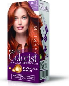 Premıum Yarı Kit Set Saç Boyası 8.45 Tarçın Bakır