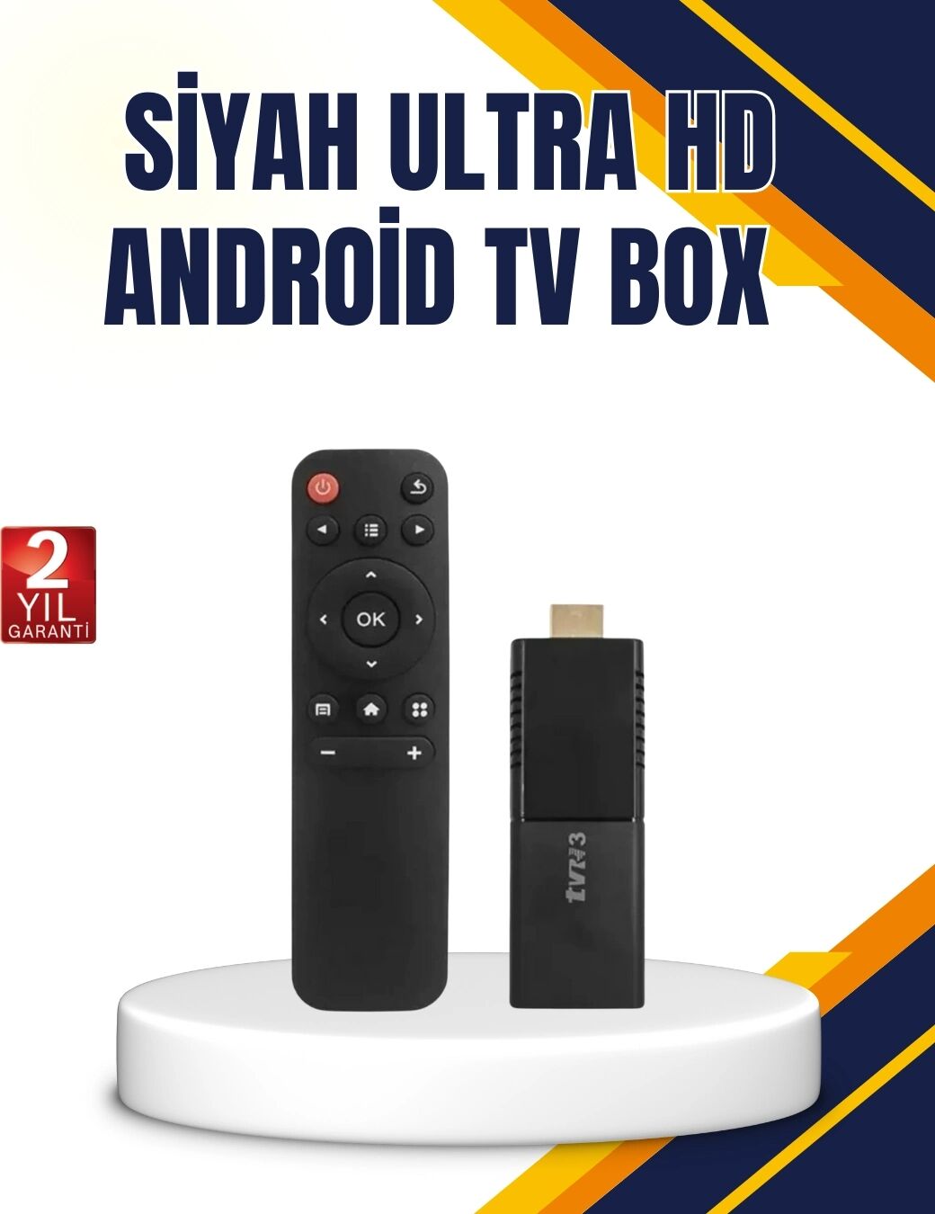 Android Tv Stick 4K Ultra Hd Görüntü Destekli