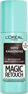 Retouch Beyaz Dipleri Kapatıcı Sprey - Koyu Kahverengi (75 Ml)