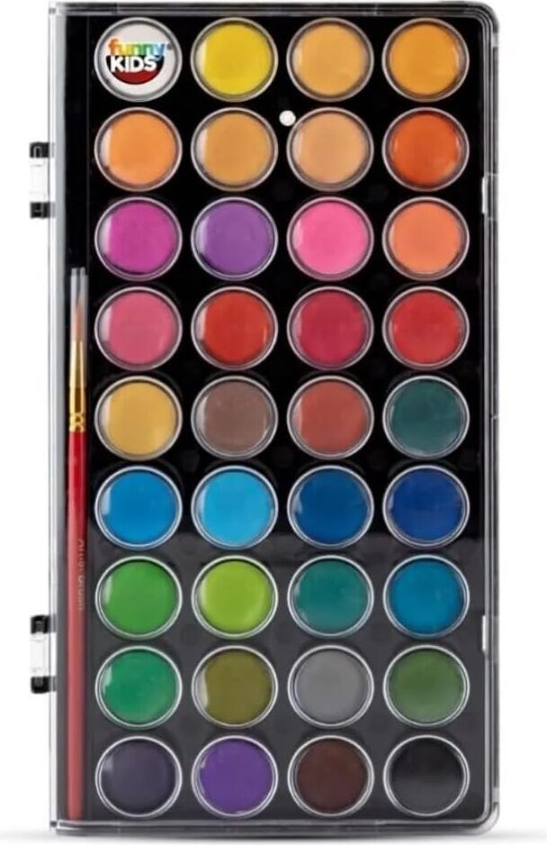 Rich Art-X Premium Sulu Boya Seti, 36 Renk, Tablet Form, Suluboya Kalemi Dahil