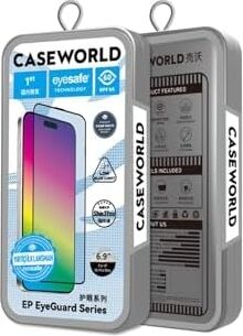 iPhone 16 Pro ile Uyumlu  Eyeguard Serisi 2.5d Eyesafe Teknolojili Cam Ekran Koruyucu Şeffaf