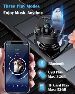 Qc 3.1A USB & Pd /tf Fm Transmitter