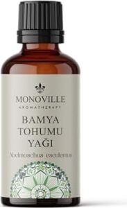 Bamya Tohumu Yağı 30 ml Soğuk SIKIM%100 Saf ve Doğal (Okra Seed Oil)